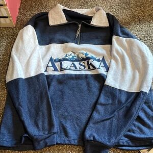 Alaska Navy and Gray Men's Sweater